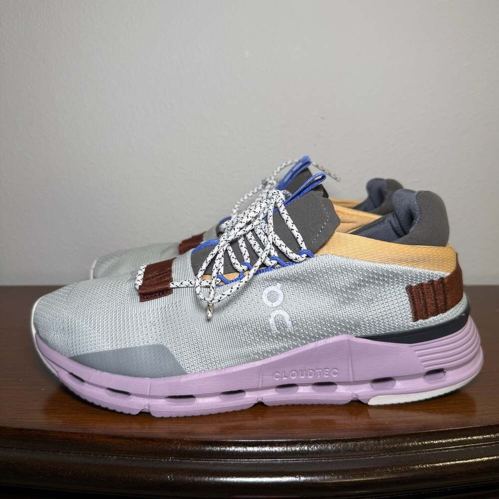 On Running Cloudnova Zinc Lily Size Men's 8 / EUR 41,  (Women’s 9 equivalent)